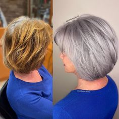 2023 short hairstyles for over 60 Gray Hair Cuts Over 50, Layered Fine Hair, Outfits For Teachers, Jack Martin, Flattering Haircuts, Short Curly Pixie, Layered Bob Short, Bob Hairstyles For Thick, Gray Hair Cuts