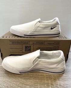 #ad Premium Nike Women's Court Legacy Canvas Slip-On Shoes White Women�s Size 11, Fashion Shoes Casual Slip-resistant Skate Shoes With Round Toe, White Casual Slip-ons For Sports, Casual White Slip-ons For Streetwear, Nike Low-top Synthetic Slip-on Sneakers, Nike Synthetic Low-top Slip-on Sneakers, Nike Casual Slip-on Sneakers For Sports, Classic Slip-on Sneakers With Round Toe For Streetwear, Nike Slip-on Round Toe Sneakers, Nike Slip-on Sneakers With Round Toe