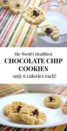 the world's healthiest chocolate chip cookies only 6 calories each