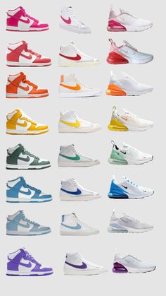 Nike Shoes Women Fashion, Pretty Sneakers, Trendy Shoes Sneakers, Nike Shoes Girls, Nike Fashion Shoes, Cute Nike Outfits, Preppy Shoes, Pretty Shoes Sneakers, Jordan Shoes Retro