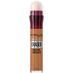 Instant Rewind Eraser is the do-it-all concealer. This hydrating concealer does everything you need in a New York minute: conceals, contours and corrects with just a click! Our concealer provides up to 12 hours of moisturizing wear for crease-resistant coverage. Plus, its sponge-tip applicator makes on-the-go beauty super -easy. Just apply, click, cover and go wherever city life takes you. This. Is. Everything. Maybelline Eraser Eye Concealer, Maybelline Eraser, Concealer Maybelline, Instant Age Rewind Concealer, Age Rewind Concealer, Maybelline Concealer, Maybelline Instant Age Rewind, Maybelline Superstay, Age Rewind