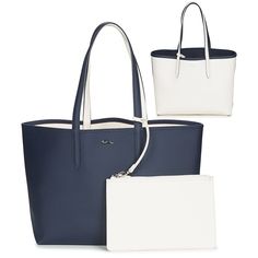 Lacoste Outfit, Large Tote Bag, Mode Fashion, Color Azul, Michael Kors Jet Set, Luxury Bags, Casual Chic, Style Casual