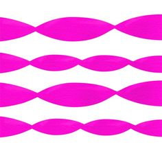 several pink wavy lines on a white background