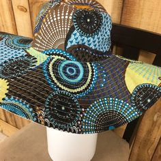 Multi Colored Paisley Print Summer Hat. One Of A Kind, If You Like Being Original Get You One Of These Hats! This Hat Come In Several Different Colors. Blue, Brown And More. Any Questions And Would Like To See A Different Color Just Ask And I’ll Upload A Pic. Brown One Size Bucket Sun Hat, Fun Blue Sun Hat With Curved Brim, Brown One Size Bucket Hat, Blue Wide Brim Fun Sun Hat, Fun Blue Wide Brim Sun Hat, Blue Wide Brim Sun Hat One Size, One Size Brown Summer Sun Hat, Blue Wide Brim Hat One Size, Chanel Bucket Hat