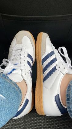 Blue Sambas, Ear Tattoo Ideas, Samba Shoes, Ear Tattoos, Shoes For School, Preppy Shoes, World Wide Web