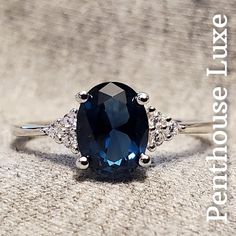 Dreamy Jewelry, Floating Diamond Ring, Luxe Jewelry, Wedding Rings Solitaire, London Blue Topaz Ring, Vintage Style Jewellery, Ethical Jewelry, London Blue Topaz, Blue Topaz Ring