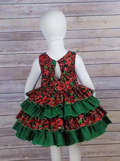 Christmas Celebration Dresses With Ruffles, Green Christmas Holiday Dress For Dress-up, Christmas Dress-up Dresses With Ruffles, Green Christmas Dress For Holiday Dress-up, Festive Ruffled Holiday Dress, Festive Holiday Dress With Ruffles, Fitted Christmas Dress With Ruffles, Holiday Dress With Ruffles, Green Ruffled Dress For Holiday