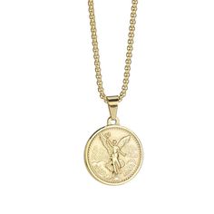 PRICES MAY VARY. Coin Necklace Size:24 inches The pendants measure is depending on the sign High Quality Material: The necklace is made from premium stainless steel and 18k gold plated ,Both the pendant and chain are lead free, nickel free and hypoallergenic. Coin Necklace Occasions, Go with Party, Dating and Variety Occasions Your experience with the products is our pursuit. If you have any question about this item, please feel free to contact us. You will get a pleasant shopping experience in Mexican Necklace Gold, Gold Coin Pendant Necklace In Stainless Steel, Gold Stainless Steel Necklace With Coin Pendant, Gold Polished Stainless Steel Necklace, Mexican Necklace, Pendant Necklace Men, Gold Coin Necklace, Necklace Men, Coin Jewelry