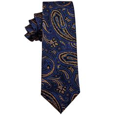 Material:Feel Soft & Easy to care for, Great Value for the Handmade QualityStandard Necktie:Classic Width in 3.15 inch (8cm), Total Length: 59 inch (150cm)Crafts:1200 Stitches Jacquard WovenPacking:Gift Box Packing Occasions:Perfect for Formal or Casual, Such as Wedding, Dance, Parties, Graduations, Celebration, Business, Events, and Special Occasions Elegant Paisley Print Suit And Tie Accessories For Gift, Elegant Paisley Print Tie As A Gift, Elegant Paisley Print Ties As Gift, Blue Elegant Tie For Father's Day, Elegant Blue Tie For Father's Day, Blue Paisley Print Ties For Black Tie Events, Blue Paisley Print Ties For Black Tie Occasion, Blue Paisley Print Tie For Black Tie Events, Dress Business