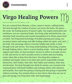 an article about the virgo health powers