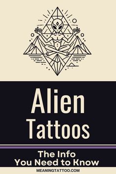 the cover for alien tattoos, which features an image of a man with two hands on his chest