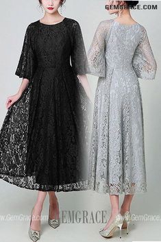 10% off now|Free shipping world-wide. Modest Lace Tea Length Wedding Party Dress With Half Sleeves at GemGrace. Click to learn our pro custom-made service for wedding dress, formal dress. View #BridalPartyDresses for more ideas. Fitted Lace Dress For Wedding With 3/4 Sleeves, Fitted 3/4 Sleeve Lace Wedding Dress, Fitted Lace Dress With 3/4 Sleeves For Weddings, Fitted 3/4 Sleeve Lace Dress For Wedding, Elegant Lace Dress With 3/4 Sleeves For Weddings, Lace Midi Mother Of The Bride Dress For Wedding, Short Sleeve Lace Dress For Banquet, Best Wedding Guest Dresses, Tea Length Wedding