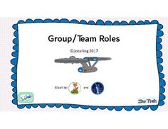 a group / team roles certificate with an image of a space ship