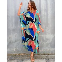 This Suits Cover Up Beach Maxi Dress For Women is a stunning piece that has been created using the beautiful hand-dying method of Indonesia. It will add a touch of style to your holiday wardrobe. The dress is versatile and can be worn during the day and night, as a gorgeous swimsuit cover-up at the beach, or as a glamorous evening dress. The wagging of the fabric creates a flattering and slimming silhouette and the dress is not too transparent. The open sides of the dress add a touch of sensuali Glamorous Evening Dresses, Cover Up Beach, Maxi Dress For Women, Suit Covers, Coverup Beach, Beach Maxi Dress, Holiday Wardrobe, Tie Top, Women's Wardrobe