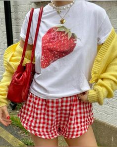 Inspiration Outfit Ideas, Fav Outfit, Outfit Ideas Fashion, Outfit Styling, Gingham Shorts, Spring Summer Outfits, Aesthetic Outfits, Outfits Casuales, Happy Easter