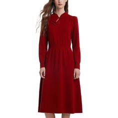 Sweater Dress For Women Long Sleeve Fitted Midi Formal Dress With Mandarin Collar Product Details Size: Large Color: Red Brand: No Brand Mpn: Does Not Apply Upc: Does Not Apply Ean: Does Not Apply * Date First Available : January 25, 2024 Classic A-line Winter Dress, Classic V-neck Winter Dress, Classic Formal Dresses With Stand Collar, Red Stand Collar Dress For Spring, Elegant Winter Dress With Stand Collar, Red Winter Midi Dress For Formal Occasions, Red Midi Dress For Formal Winter Occasions, Red A-line Midi Dress For Winter, Fitted Winter Dress With Stand Collar