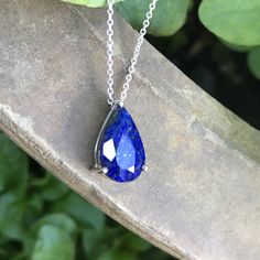 This one of the kind lapiz lazuli teardrop shape pendant is special because  - The stone was cut and facted in my studio and there's only one in the teardrop shape - The stone was facted perfectly with shape edges which gives it sparkle ✨  - The item was 100% handmade with high quality Sterling silver Blue Teardrop Pendant Necklace In Sterling Silver, Blue Sterling Silver Teardrop Pendant Necklace, Sapphire Gemstone Drop Necklaces, Sapphire Drop Gemstone Necklace, Sapphire Drop Necklace With Gemstone, Blue Sterling Silver Drop Necklace As A Gift, Blue Sterling Silver Drop Necklace For Gift, Blue Gemstone Teardrop Pendant Necklace, Sapphire Teardrop Pendant Jewelry