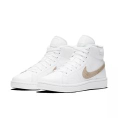 Brand New In Box, Never Worn Women’s Size 7 But Fits Like A 6.5 Nike Court Royale 2 Mid, Nike Court Royale, Shoes For School, Nike High Tops, White Nike Shoes, Hype Shoes, Swag Shoes, Nike Shoes Women, Dream Shoes