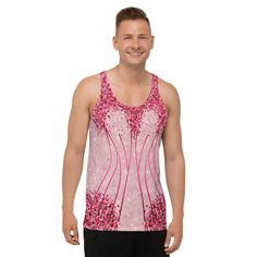 Taylor inspired concert outfit for men. (Does not have real jewels or sparkles, design is printed onto fabric.) This tank top runs slightly large. This tank top has everything you could possibly need - vibrant colors, soft material, and a relaxed fit that will make you look fabulous! * 95% polyester, 5% elastane (fabric composition may vary by 1%) * Fabric weight: 6.19 oz/yd² (210 g/m weight may vary by 5% * Comfortable, stretchy material that stretches and recovers on the cross and lengthwise grains. * Precision-cut and hand-sewn after printing * Blank product components in the US and Mexico sourced from the US * Blank product components in the EU sourced from Lithuania This product is made especially for you as soon as you place an order, which is why it takes us a bit longer to deliver Lover Concert Outfit, Concert Outfit For Men, Lover Concert, Outfit For Men, Elastane Fabric, Running Tops, Concert Outfit, Stretchy Material, Soft Material