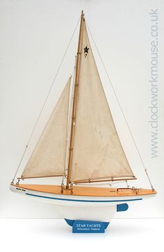 a model sailboat on a white background