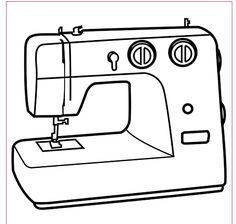 a sewing machine with instructions on how to use it