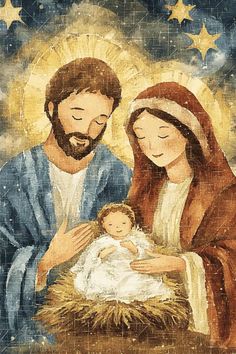 Nativity art painting image Nativity Art, The True Meaning Of Christmas, Unusual Facts, Christmas Poems, Meaning Of Christmas, True Meaning Of Christmas, Christmas Jesus, 2024 Christmas, Madonna And Child