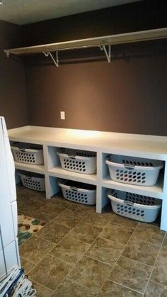 the laundry room is clean and ready for us to use