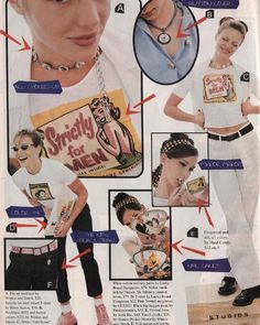 1980s Fashion Ads, 90s Fashion Poster, Sassy Magazine Fashion, 90s Magazine Covers Aesthetic, Fashion Yearbook Spread, 90s Magazine Ads, Y2k Magazine Layout, Y2k Magazine Aesthetic, 90s Magazine Fashion