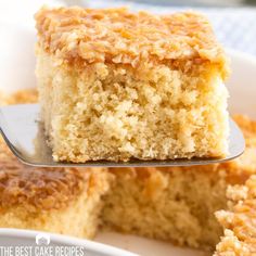 a close up of a piece of cake on a fork