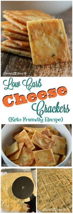 low carb cheesy crackers recipe that is so good and easy to make