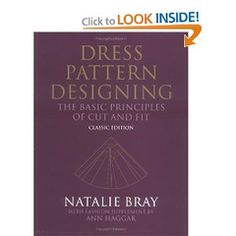 the book dress pattern designing by natalie bray