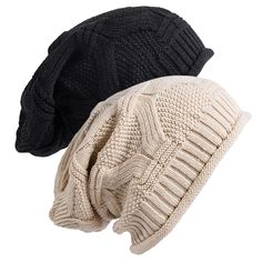 PRICES MAY VARY. High quality soft material: Baggy slouchy beanie hats are made of acrylic; High quality material comfortable, breathable and excellent elasticity Oversized: Hat circumference 21.26" stretches to fit your head snugly; oversized, slouchy beanie hat for women, simple but timeless; Suitable for spring, fall and winter New warm fashion design: Baggy beanie is suitable for men and women; Trendy and fashionable black beanie will be your favorite choice for accessorizing Suitable occasi Cc Hats, Womens Slouchy Beanie, Slouchy Beanie Hats, Slouch Beanie Hats, Oversized Hat, Soft Hats, Slouchy Beanie Hat, Beanie Hats For Women, Slouch Beanie