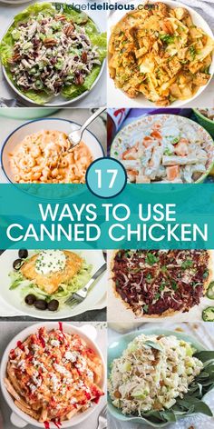 the top ten ways to use canned chicken