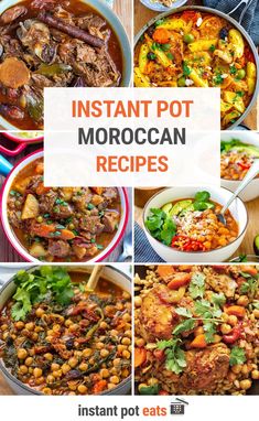 the instant pot moroccan recipes are ready to be eaten