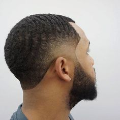 20 Stylish Waves Hairstyles for Black Men in 2023 - The Trend Spotter Tough Hairstyles, Ivy League Haircut, Pompadour Haircut, Taper Fade Haircut, Black Men Haircuts, Tapered Haircut, Faded Hair