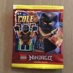 an unopened lego minifigure card from the movie ninjas rising