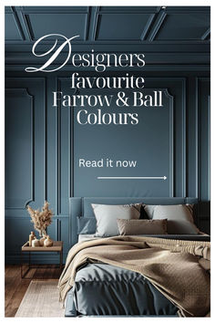 Designers top Farrow and Ball colours De Nimes Bedroom Farrow And Ball, Selvedge Blue Farrow And Ball, Farrow And Ball Entryway, Farrow And Ball Oval Room Blue Bedroom, Farrow And Ball Stiffkey Blue Living Rooms, Denimes Farrow And Ball Living Room, Hague Blue Complimentary Colours, De Nimes Farrow Ball Living Room, Farrow And Ball Bedroom Ideas