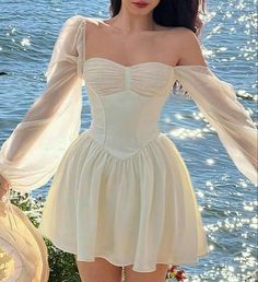 Fancy Frocks, Hoco Dresses Short, Cute Short Dresses, French Dress, Cottagecore Dress, Romantic Dress, Prom Dresses Short