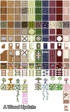 a bunch of different types of wooden doors and windows with the words, a wood update