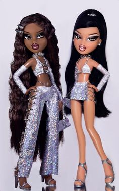 Bratz Best Friends Aesthetic, Brats Doll Halloween Costume Ideas, 4 Bratz Dolls Aesthetic, Brats Doll Halloween Costume, Bratz Dolls Halloween Costumes, Asian Bratz, Brats Doll Outfits, Outfits Bratz Style, Bratz Outfits Style