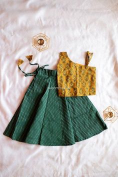 7 Handpicked Vibrant Pattu Pavadais For This Diwali ! – Shopzters Cotton Frocks For Kids, Frocks For Kids, Tandoori Masala, Kids Frocks Design, Kids Dress Wear