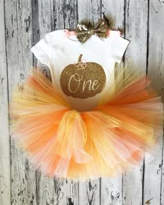 Pumpkin Theme 1st Birthday, Halloween 1st Birthdays, Pumpkin 1st Birthdays, October Outfits, Birthday Bodysuit