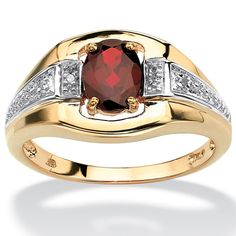 ❤ Welcome to Wedding Jewellry Shop ❤ Mens Red Garnet Ring, 1 CT Oval Cut Garnet With Accent Moissanite Male Engagement Ring, 925 Silver & Solid Gold Men Art Deco Promise Ring ◆Features: 💎 MAIN STONE INFORMATION: →Stone:- Garnet →Stone shape:- Oval Cut →Stone clarity:- High →Stone Grade:- AAA →Stone Color:- Red →Setting:- Prong →Stone weight:- 1.00 carat* 💎 SIDE STONE INFORMATION: →Stone:- Moissanite →Number of stones:- 04 →Stone shape:- Excellent Round Cut →Stone clarity:- VS1 →Stone Color:- C Mystic Fire Topaz, Fashion Rings Silver, Red Garnet Ring, Mens Rings Fashion, Diamond Accent Ring, Palm Beach Jewelry, Fancy Rings, Men's Jewelry Rings, Engagement Rings For Men