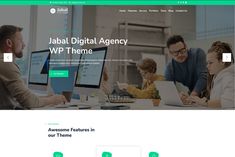 the web page for jabab digital agency