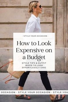 Look Expensive On A Budget, How To Look Expensive, Chique Outfit, Mode Tips, Look Expensive, Chique Outfits, Casual Chique, How To Look Rich, Effortless Outfit