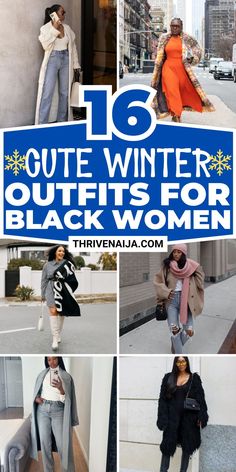 Get inspired with these chic winter outfit ideas designed for Black women! 🖤 From elegant coats to casual yet stylish layers, these looks will keep you on-trend all season. ❄ Perfect for every occasion! Save this pin and rock your winter wardrobe with confidence! 🔥📌