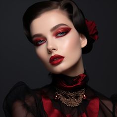 Indulge in the allure of red velvet lips this holiday season! This rich and velvety red lipstick exudes luxury and charm. #RedVelvetAllure #LuxuriousLips Red Lipstick, Beautiful Makeup, Red Velvet, Art Photography, Holiday Season