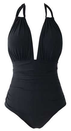 The weekend's calling and it wants you. $23.99 only & great quality. We think you've hit the mark with this one piece! Calm and solid color seems to set the mood and spirit of the season. Check it now! Swimwear Black, Swimsuit Beach, Halter One Piece Swimsuit, Swimwear Beach, Swimwear Online, Beach Swimwear, Beach Swimsuit, One Piece For Women, Black Swimsuit