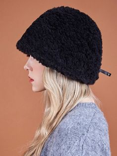 Editor's NotesStylish accessory with sensible and sophisticated detail will add an accent on your outfit- Made from warm and thick faux fur- Deep and oversized silhouette- Dropped visorMeasurements(in.)- Height 8.3 in.- Circumference 26.0 in.Composition & Care- 100% polyester- Hand washDesigner- by VARZAR Bucket Hat Black, Oversized Silhouette, Bucket Hat, Accessories Hats, Faux Fur, Composition, Women Accessories, Hats, Black