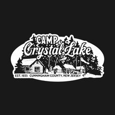 Vintage Camp Crystal Lake - Friday The 13th - T-Shirt | TeePublic Jason Camp Crystal Lake, Lake Signs, Crystal Lake, Cult Movies, Urban Legends, Vintage Camping, Tattoo Stencils, Tattoo Designs, Shirt Designs